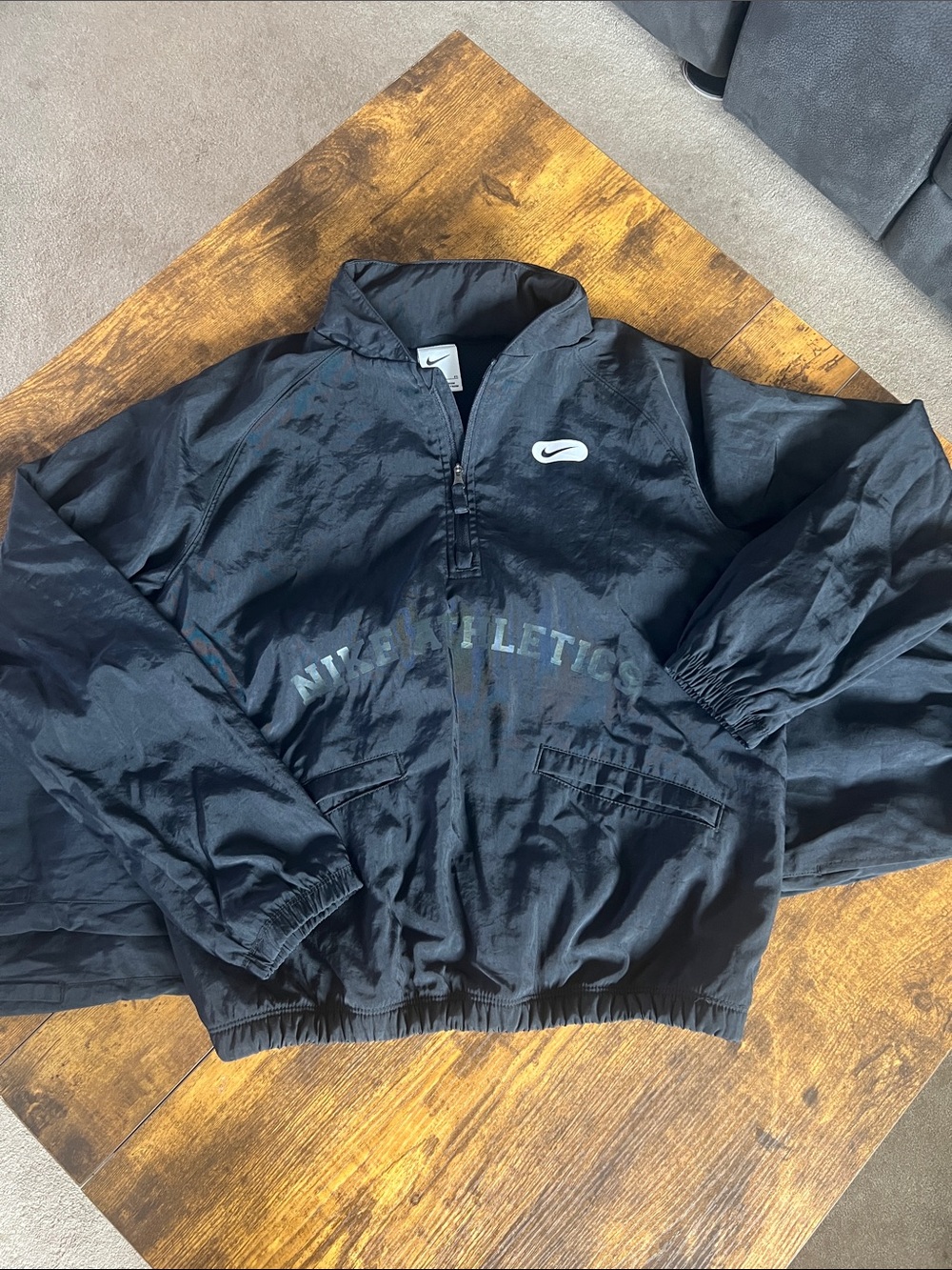 Nike Black Athletics Pullover Jacket sweat suit